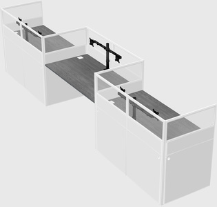 Rectangular cubicles