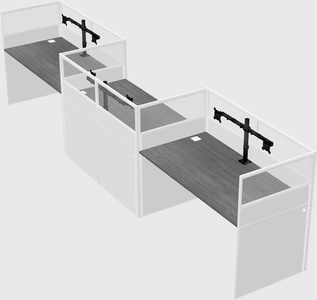 Rectangular cubicles