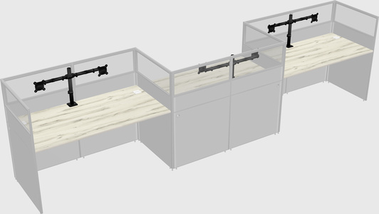 Rectangular cubicles