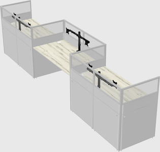 Rectangular cubicles
