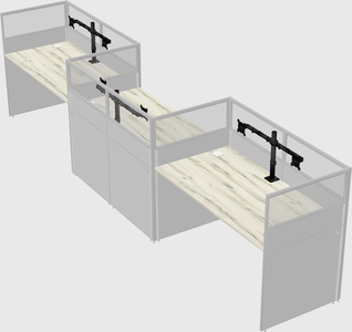 Rectangular cubicles