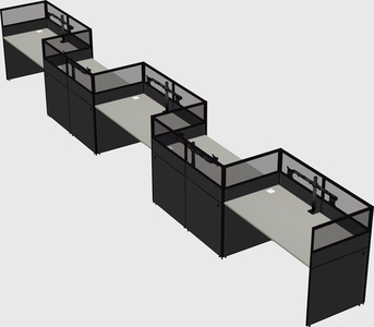 Rectangular cubicles