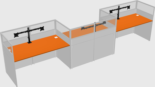 Rectangular cubicles