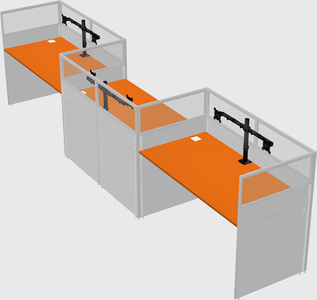 Rectangular cubicles