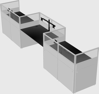 Rectangular cubicles