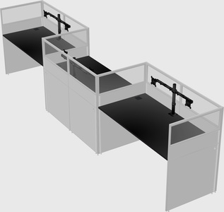 Rectangular cubicles