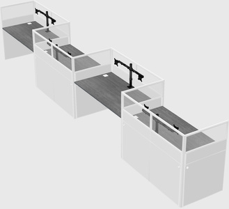 Rectangular cubicles
