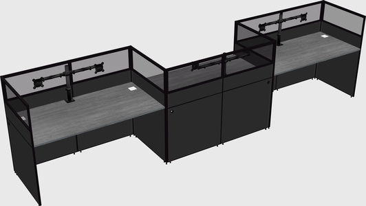 Rectangular cubicles