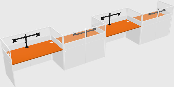 Rectangular cubicles