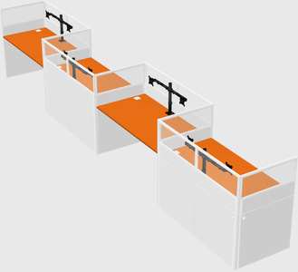 Rectangular cubicles