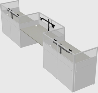 Rectangular cubicles