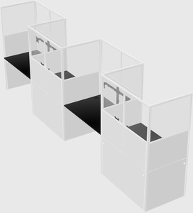 Rectangular cubicles