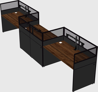 Rectangular cubicles