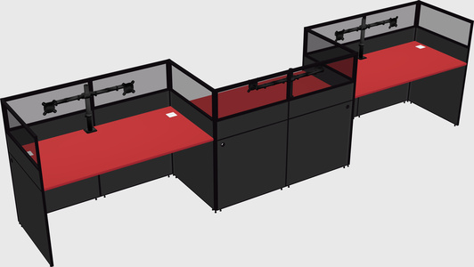 Rectangular cubicles