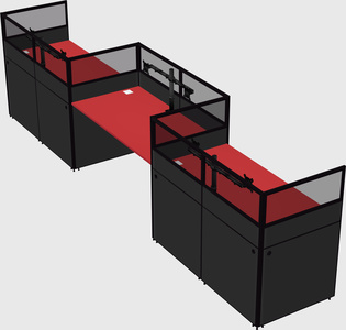 Rectangular cubicles