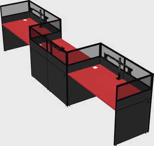 Rectangular cubicles