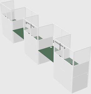 Cabines rectangulaires