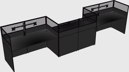 Rectangular cubicles