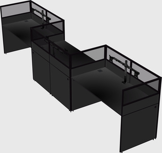 Rectangular cubicles