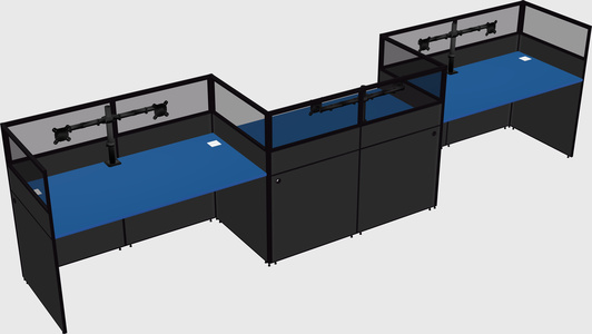 Rectangular cubicles