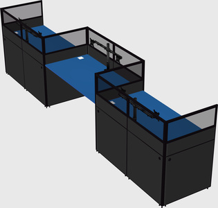 Rectangular cubicles
