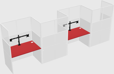Rectangular cubicles