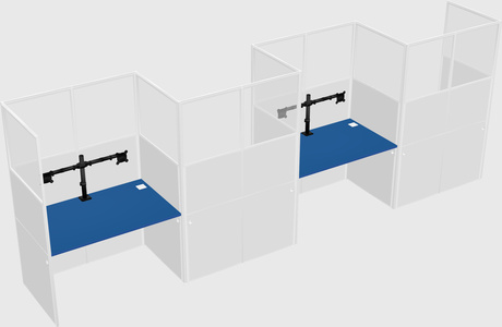 Rectangular cubicles