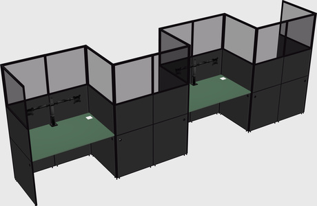 Rectangular cubicles