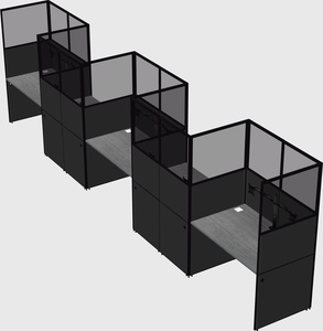 Rectangular cubicles