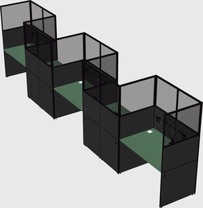 Rectangular cubicles