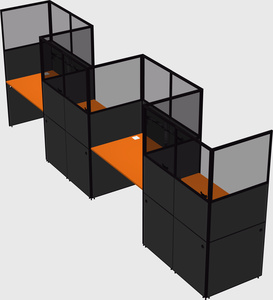 Rectangular cubicles
