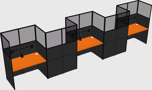 Rectangular cubicles