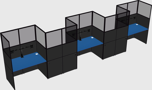 Rectangular cubicles