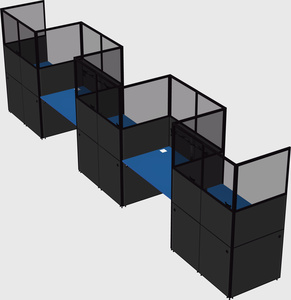 Rectangular cubicles
