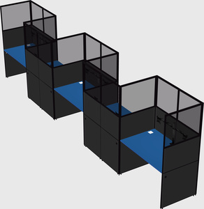 Rectangular cubicles