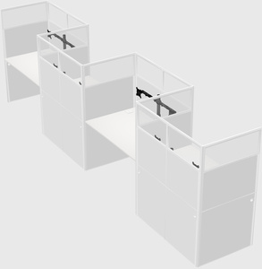 Rectangular cubicles