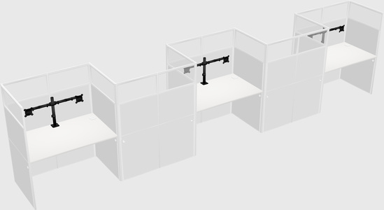 Cabines rectangulaires