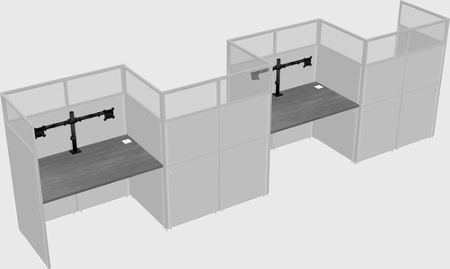 Rectangular cubicles