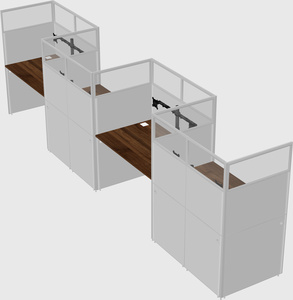 Rectangular cubicles