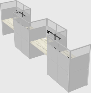 Rectangular cubicles