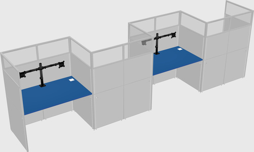 Rectangular cubicles