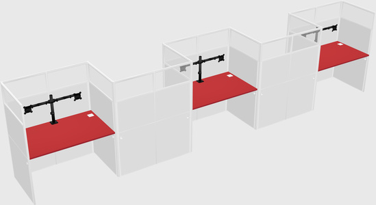 Rectangular cubicles