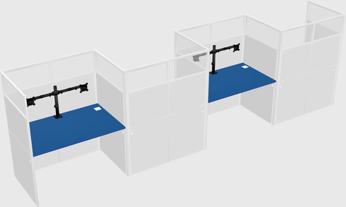 Rectangular cubicles