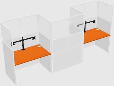 Rectangular cubicles