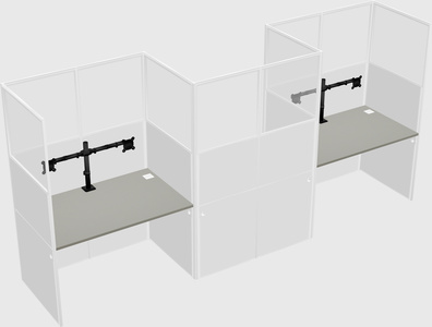 Rectangular cubicles