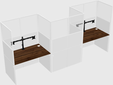 Rectangular cubicles