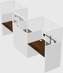 Rectangular cubicles