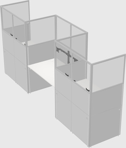 Rectangular cubicles