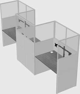 Rectangular cubicles