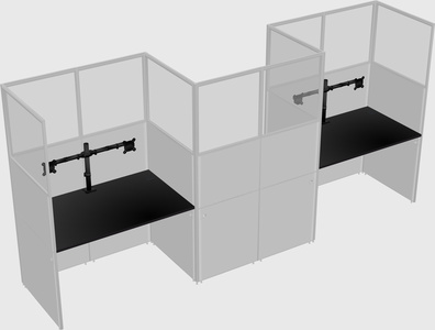 Rectangular cubicles